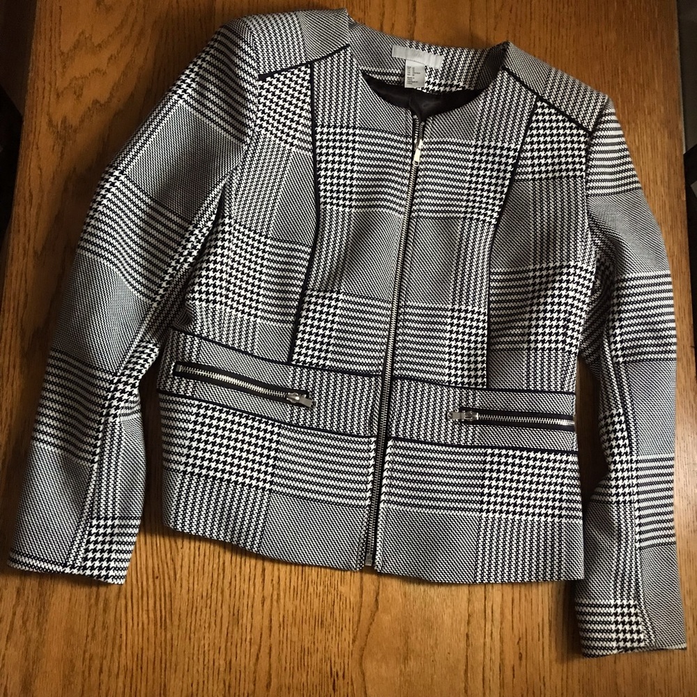 H&M Plaid Blazer